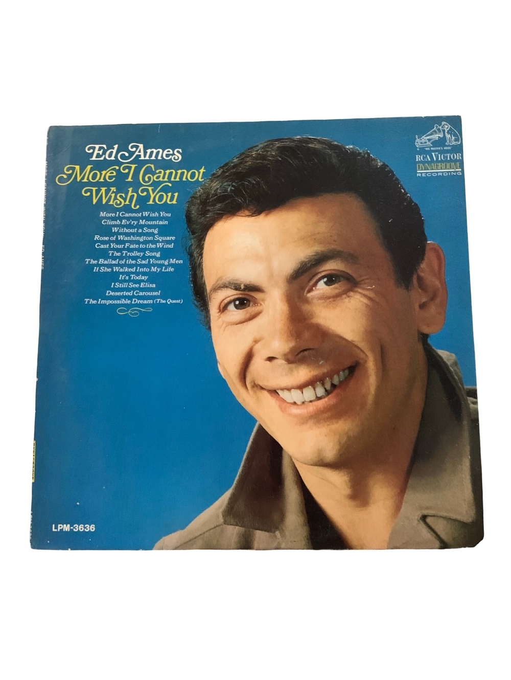 Ed Ames More I Cannot Wish You Vintage Vinyl Record LPM-3636 Fair Condition